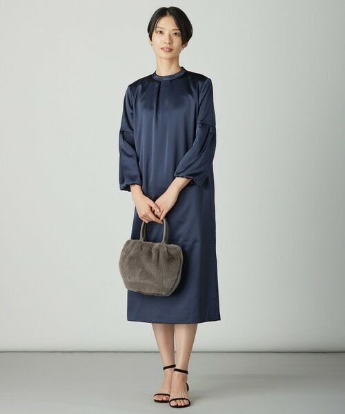 J.PRESS / ジェイプレス ロング・マキシ丈ワンピース | ノーブルサテン ワンピース | 詳細18