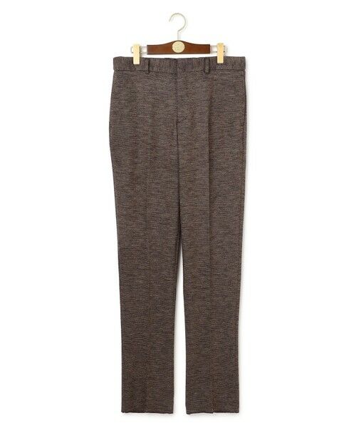 J.PRESS/ジェイプレス 【セットアップ対応 / ストレッチ】SOFAニット ハイグレードジャージー スラックス ブラウン系8 78 J.PRESS/ジェイプレス 【セットアップ対応 / ストレッチ】SOFAニット ハイグレードジャージー スラックス ブラウン系8 78