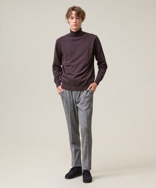 J.PRESS / ジェイプレス スラックス・ドレスパンツ | 【セットアップ対応 / ストレッチ】SOFAニット ハイグレードジャージー スラックス | 詳細4