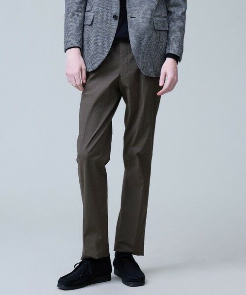 J.PRESS / ジェイプレス その他パンツ | 【ストレッチ / 洗える】ハイパワーシャンブレードビー パンツ(ブラウン系)