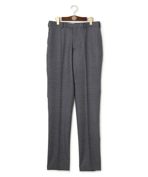 J.PRESS / ジェイプレス スラックス・ドレスパンツ | 【ストレッチ / 洗える】トリートメントウール フランネル スラックス(ライトグレー系)