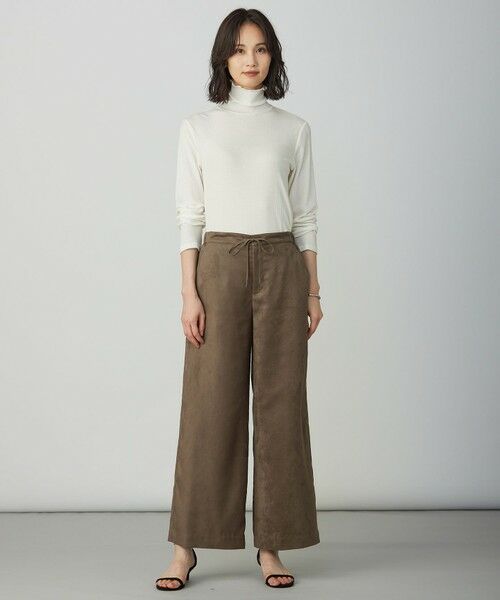 J.PRESS / ジェイプレス その他パンツ | マイクロライトスエード ワイド パンツ | 詳細6
