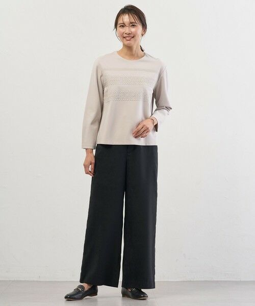 J.PRESS / ジェイプレス その他パンツ | マイクロライトスエード ワイド パンツ | 詳細18