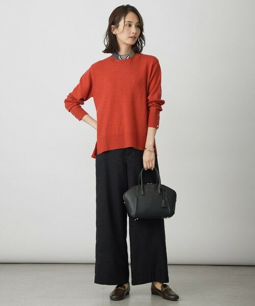 J.PRESS / ジェイプレス その他パンツ | マイクロライトスエード ワイド パンツ | 詳細23