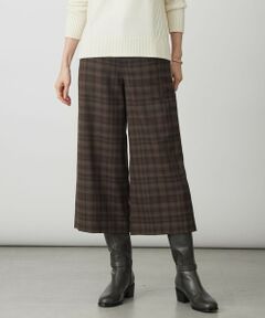 J.PRESS / ジェイプレス その他パンツ | milledタータンラメチェック クロップド パンツ