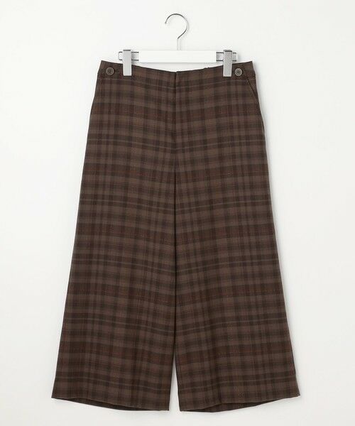 J.PRESS / ジェイプレス その他パンツ | milledタータンラメチェック クロップド パンツ | 詳細3