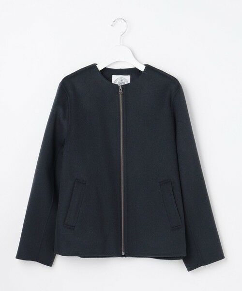 J.PRESS / ジェイプレス その他アウター | ウールナイロンリバー ノーカラー コート | 詳細20