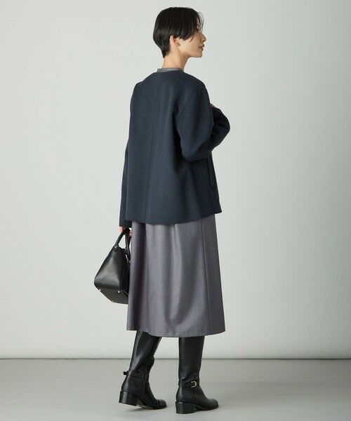 J.PRESS / ジェイプレス その他アウター | ウールナイロンリバー ノーカラー コート | 詳細19