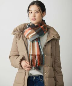 プリーツプリーズオレンジ 色ストール ISSEY MIYAKE/イッセイミヤケ ストール プリーツプリーズ