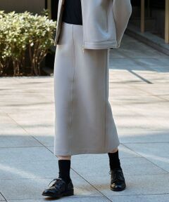 J.PRESS / ジェイプレス ミニ・ひざ丈スカート | ダンボールジャージー ナロー スカート