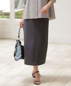 J.PRESS / ジェイプレス ミニ・ひざ丈スカート | ダンボールジャージー ナロー スカート