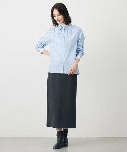 J.PRESS / ジェイプレス ミニ・ひざ丈スカート | ダンボールジャージー ナロー スカート | 詳細17