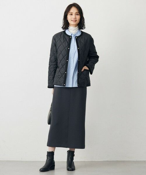 J.PRESS / ジェイプレス ミニ・ひざ丈スカート | ダンボールジャージー ナロー スカート | 詳細18