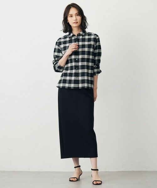 J.PRESS / ジェイプレス ミニ・ひざ丈スカート | ダンボールジャージー ナロー スカート | 詳細28