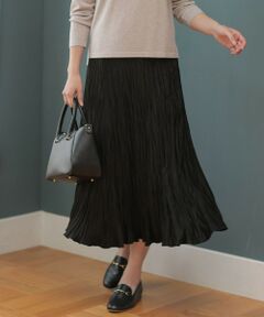 J.PRESS / ジェイプレス ロング・マキシ丈スカート | ライトマイクロスエード プリーツ スカート