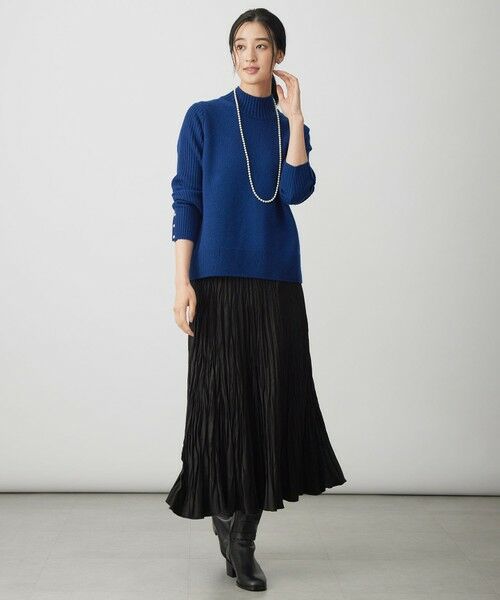 J.PRESS / ジェイプレス ロング・マキシ丈スカート | ライトマイクロスエード プリーツ スカート | 詳細5