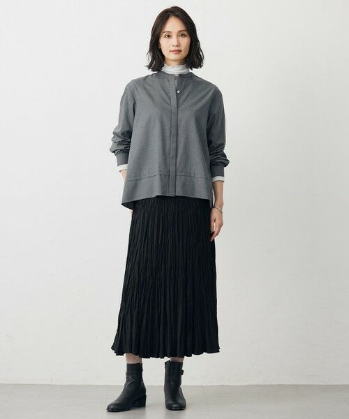 J.PRESS / ジェイプレス ロング・マキシ丈スカート | ライトマイクロスエード プリーツ スカート | 詳細12