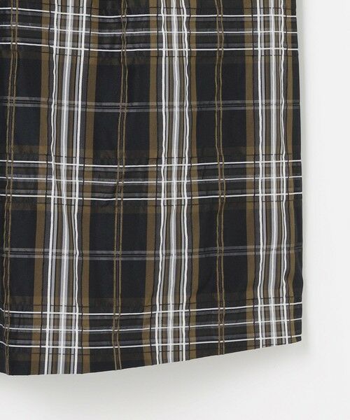 J.PRESS / ジェイプレス ミニ・ひざ丈スカート | ハイマルチタフタ チェック フレアスカート | 詳細10