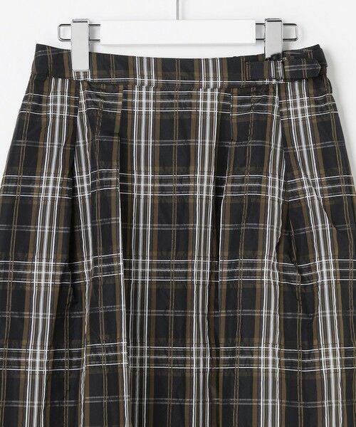 J.PRESS / ジェイプレス ミニ・ひざ丈スカート | ハイマルチタフタ チェック フレアスカート | 詳細7