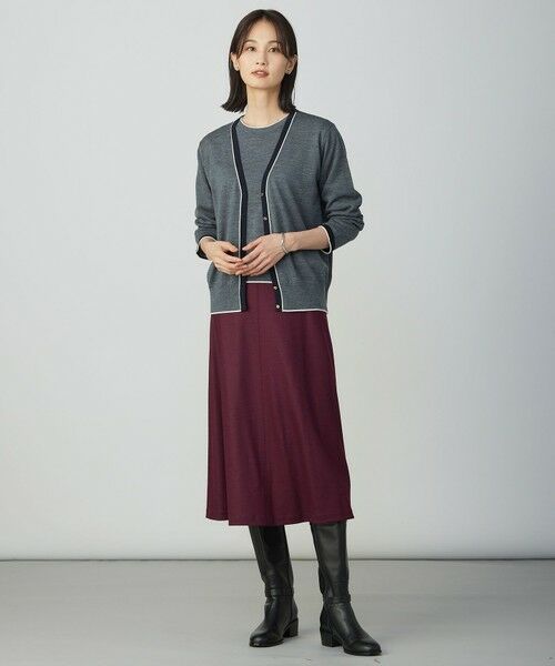 J.PRESS / ジェイプレス ミニ・ひざ丈スカート | ウールスムース スカート | 詳細6