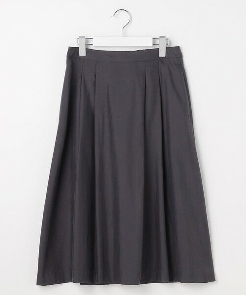 J.PRESS / ジェイプレス ミニ・ひざ丈スカート | CUPRAツイル タック スカート | 詳細3