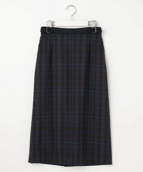 J.PRESS / ジェイプレス ミニ・ひざ丈スカート | milledタータンラメチェック ナロー スカート | 詳細7