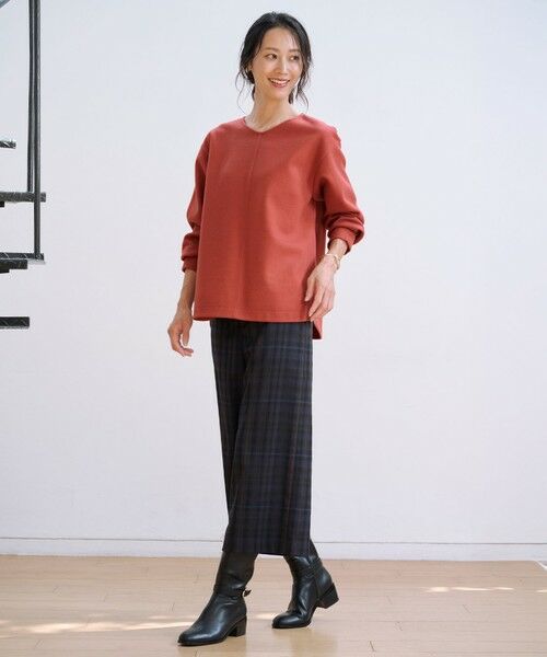 J.PRESS / ジェイプレス ミニ・ひざ丈スカート | milledタータンラメチェック ナロー スカート | 詳細4