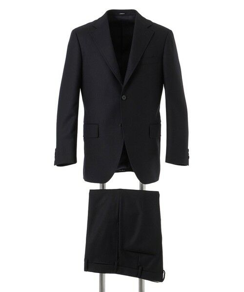 J.PRESS/ジェイプレス 【定番】ペピンメリノ サキソニー スーツ / 総裏 ネイビー系 AB4 J.PRESS/ジェイプレス 【定番】ペピンメリノ サキソニー スーツ / 総裏 ネイビー系 AB4