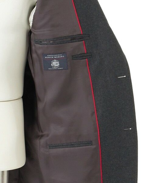 J.PRESS / ジェイプレス セットアップ | 【定番】ペピンメリノ サキソニー スーツ / 総裏 | 詳細10