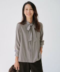 J.PRESS / ジェイプレス シャツ・ブラウス | サイロチェック ストライプ ブラウス