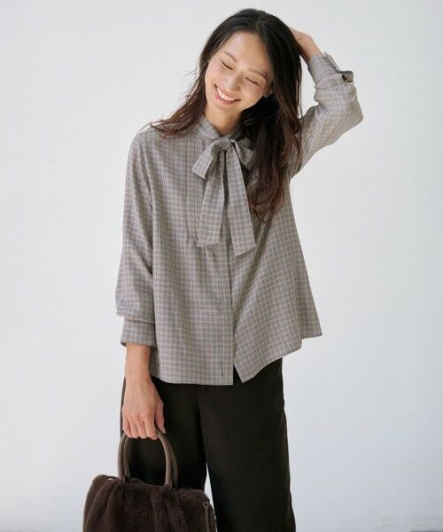 J.PRESS / ジェイプレス シャツ・ブラウス | サイロチェック ストライプ ブラウス | 詳細14