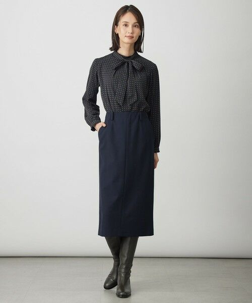 J.PRESS / ジェイプレス シャツ・ブラウス | スエード幾何プリント ブラウス | 詳細7