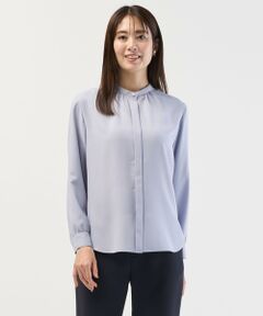 J.PRESS / ジェイプレス シャツ・ブラウス | ヌーディスバックサテン ブラウス