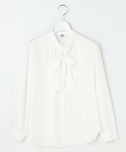 J.PRESS / ジェイプレス シャツ・ブラウス | ヌーディスバックサテン ブラウス | 詳細6