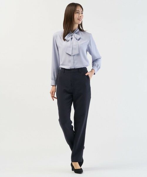 J.PRESS / ジェイプレス シャツ・ブラウス | ヌーディスバックサテン ブラウス | 詳細9