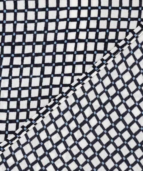 J.PRESS / ジェイプレス シャツ・ブラウス | ジーナ梨地 幾何プリント ブラウス | 詳細15