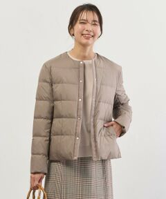 J.PRESS / ジェイプレス ダウンジャケット・ベスト | 【洗える】ライトダウン ノーカラー ジャケット