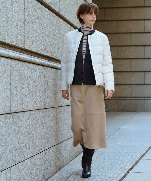 J.PRESS / ジェイプレス ダウンジャケット・ベスト | 【洗える】ライトダウン ノーカラー ジャケット | 詳細2