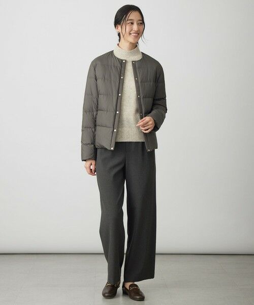 J.PRESS / ジェイプレス ダウンジャケット・ベスト | 【洗える】ライトダウン ノーカラー ジャケット | 詳細9