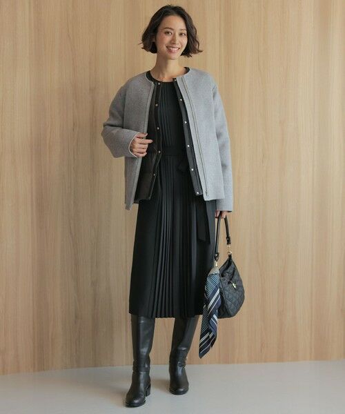 J.PRESS / ジェイプレス ダウンジャケット・ベスト | 【洗える】ライトダウン ノーカラー ジャケット | 詳細16