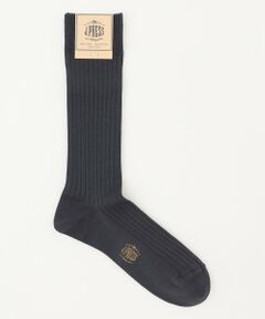 J.PRESS / ジェイプレス ソックス | 【定番】ハイゲージ無地リブソックス