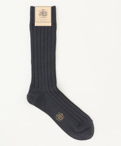 J.PRESS / ジェイプレス ソックス | 【定番】ハイゲージリブワイドストライプソックス