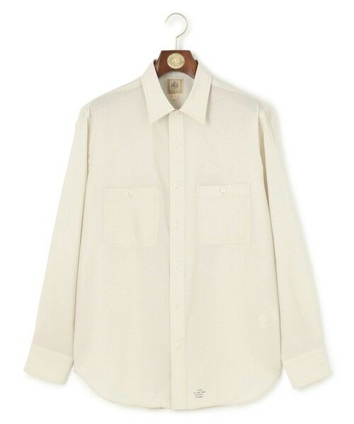J.PRESS / ジェイプレス シャツ・ブラウス | 濡れを寄せ付けずアクティブな着心地【撥水 / ウォッシャブル】デューエイトレギュラーカラーシャツ（アイボリー系）