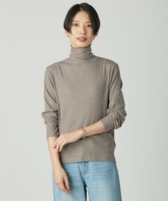 J.PRESS / ジェイプレス カットソー | カシミヤシルク シアーリブ タートル カットソー