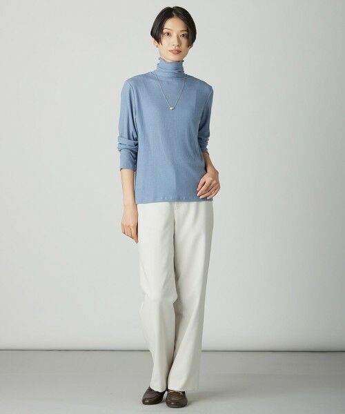J.PRESS / ジェイプレス カットソー | カシミヤシルク シアーリブ タートル カットソー | 詳細14
