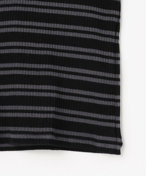 J.PRESS / ジェイプレス カットソー | カシミヤシルク シアーリブ ボーダー タートル カットソー | 詳細11