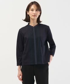 J.PRESS / ジェイプレス カットソー | レースコンビ ボウタイ カットソー