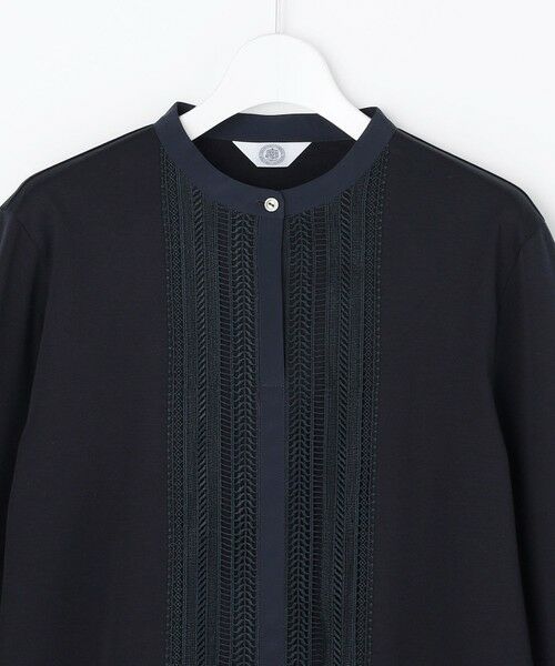 J.PRESS / ジェイプレス カットソー | レースコンビ ボウタイ カットソー | 詳細11