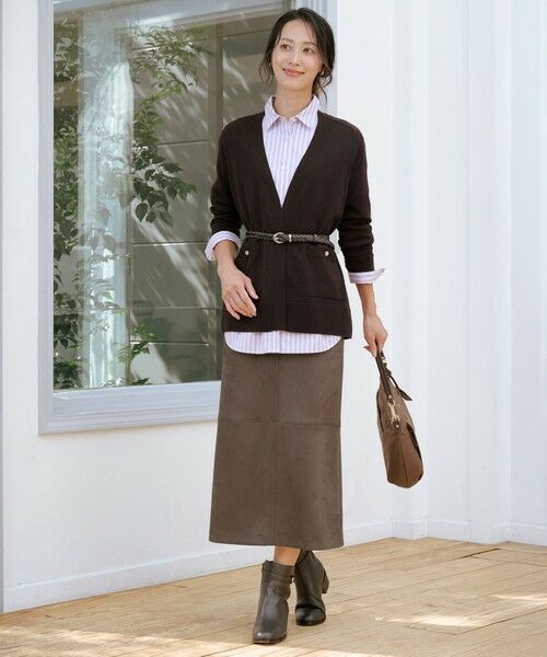 J.PRESS / ジェイプレス カーディガン・ボレロ | 【着丈が選べる】KNIT BASIC ロング カーディガン | 詳細8