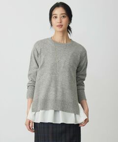 J.PRESS / ジェイプレス ニット・セーター | CASHMERE BLEND クルーネック ニット
